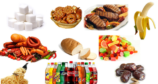 Streichen Sie Lebensmittel mit einem hohen glykämischen Index aus Ihrer Ernährung